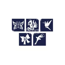 Lányos 1 sablon szett 5db