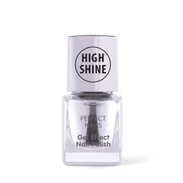   Perfect Nails High Shine - Magas Fényű Átlátszó Fedőlakk Körömlakkhoz - 7ml