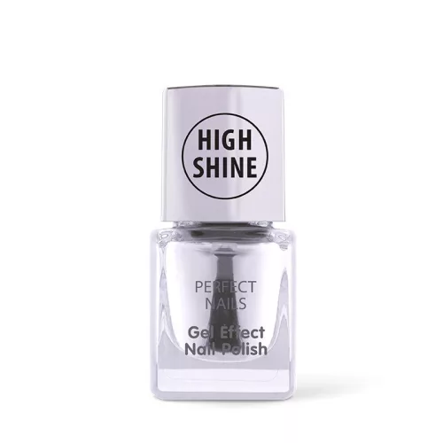 Perfect Nails High Shine - Magas Fényű Átlátszó Fedőlakk Körömlakkhoz - 7ml