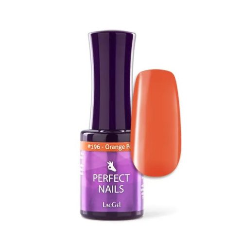 Perfect Nails LacGel #196 Gél Lakk 8ml - Orange Peel - Summer Dress Code