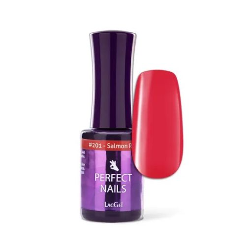 Perfect Nails LacGel #201 Gél Lakk 8ml - Salmon Rose - Fashion Trend Fall