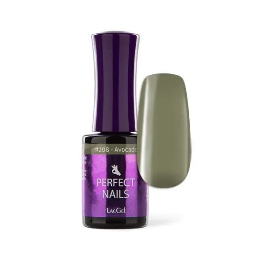 Perfect Nails LacGel #208 Gél Lakk 8ml - Avocado - Creamy
