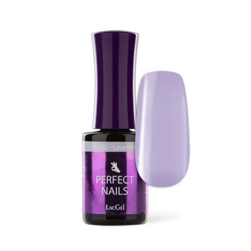 Perfect Nails LacGel #211 Gél Lakk 8ml - Lavender - Creamy