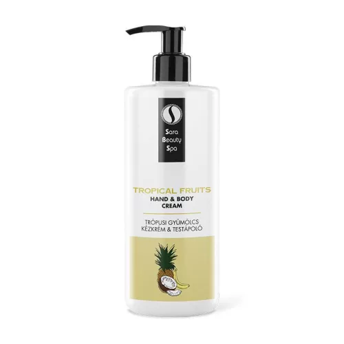 Sara Beauty Spa Trópusi gyümölcs kézkrém és testápoló 500ml