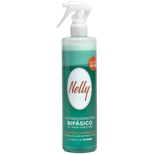 Nelly kétfázisú balzsam / kondicionáló ZÖLD 400ml Göndör hajra