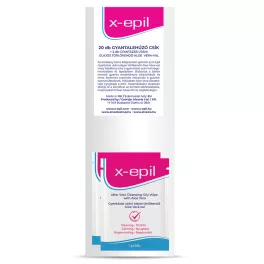   X-Epil Gyantalehúzó csíkok 20 db+2 db olajos törlőkendő
