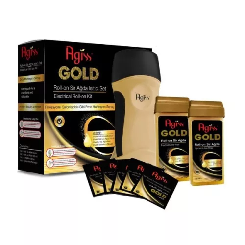 Agiss GOLD Elektromos Gyantázószett készlet 24007 100ml-s gyantákhoz