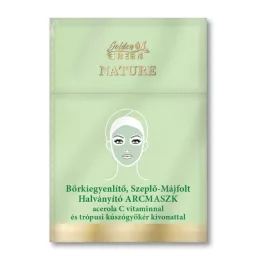   Golden Green Nature Bőrkiegyenlítő, Szeplő Halványító Tablettás Fátyol Arcmaszk 1db Aktiváló Szérummal