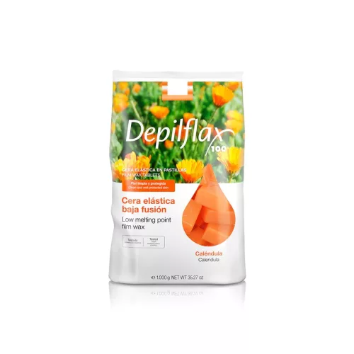 Depilflax Prémium Körömvirág és Teafa 1000g Gyanta, kockák