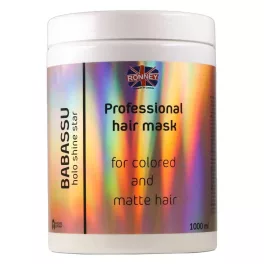   Ronney HoLo Shine Star Babassu Olaj pakolás / hajmaszk1000ml Festett és fénytelen hajra