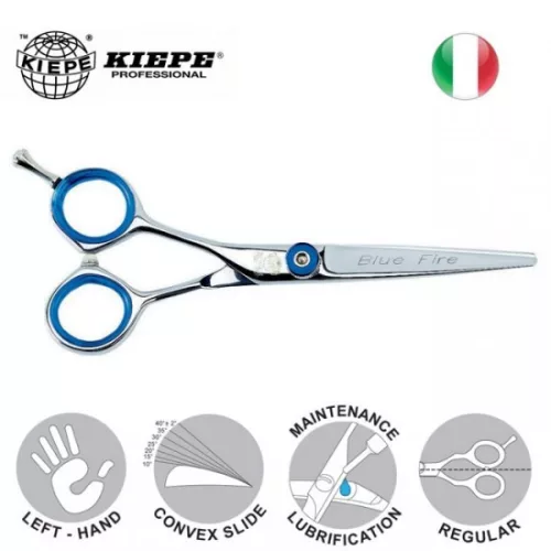 Kiepe Blue Fire hajvágó olló 211 5,5" BALKEZES