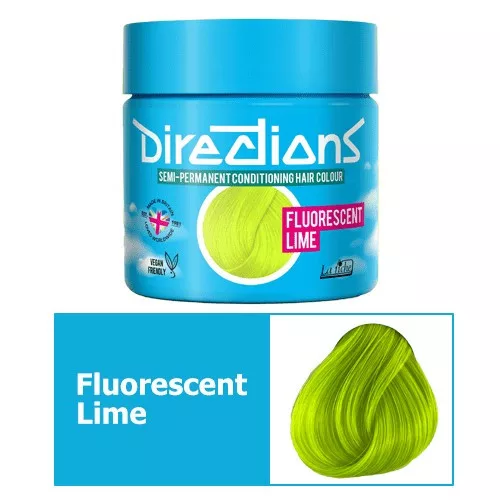 Directions Fizikai hajszínező 100ml Fluorescent Lime
