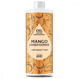   Ronney Professional Oil System Balzsam/ kondicionáló 1000ml alacsony porozitású hajra Mangó olajjal
