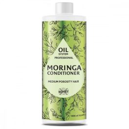   Ronney Professional Oil System Balzsam/ kondicionáló 1000ml közepesen porózus hajra Moringa olajjal