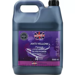   Ronney Silver sampon No Yellow 5000ml Anti yellow pigments, a sárga haj ellen