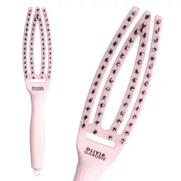 Olivia Garden Finger Brush Combo S Small Pastel PINK