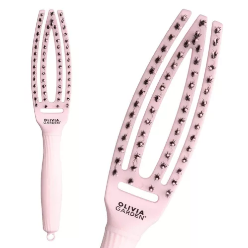 Olivia Garden Finger Brush Combo S Small Pastel PINK