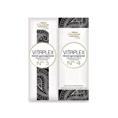Vitacolor Lux Vitaplex Step Intenzív, Gyorsregeneráló 3+4 lépés 2x10ml