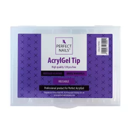   Perfect Nails Acrylgel TIP készlet - Orosz Mandula 120db PNTR01