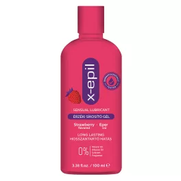 X-Epil Érzéki síkosító gél eper ízű 100ml