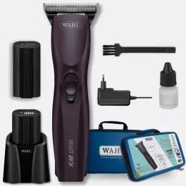   Wahl KM Supera Horse Clipper/Lószőr nyíró 2x Battery 1263-0473 Burgundi