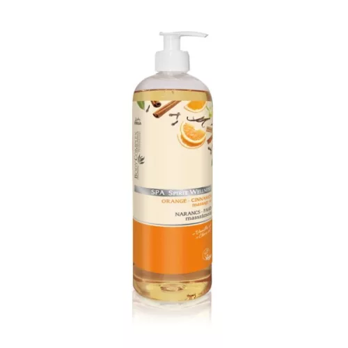 Lady Stella Spa Spirit Wellness Narancs-Fahéj Masszázsolaj 1000ml pumpás PKS0249