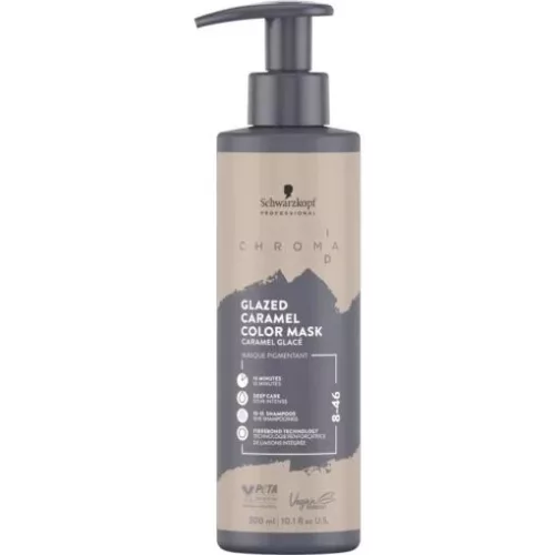 ChromaID Color Mask Pakolás / hajmaszk 300ml 8-46 Glazed Caramel