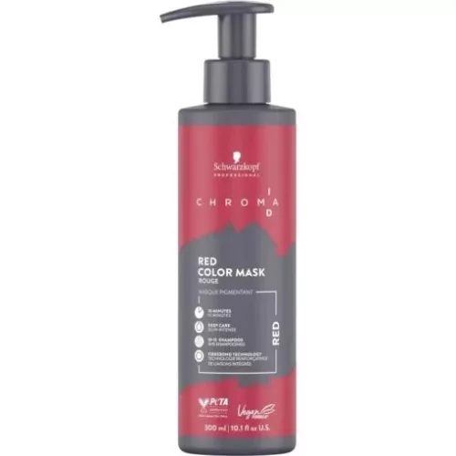 ChromaID Color Mask Pakolás / hajmaszk 300ml Red