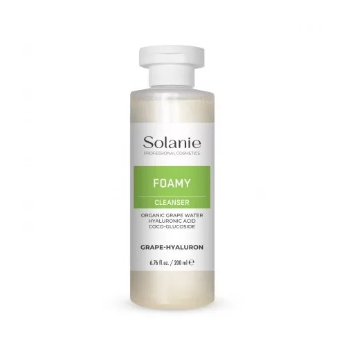 Solanie Szőlő-Hialuron habzó lemosó gél 200ml SO11713