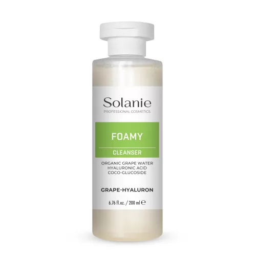 Solanie Szőlő-Hialuron habzó lemosó gél 200ml SO11713