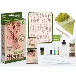   TyToo Instant Henna Szett Kéz és Láb mintákkal és olajjal
