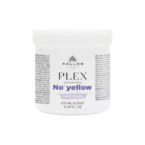 Kallos Plex Bond Builder NO Yellow hajpakolás/ hajmaszk 275ml