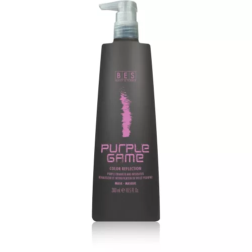 BES Purple Game Maszk / hajmaszk 300ml Fényt adó, tápláló pakoló