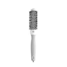   Olivia Garden Expert Shine Blowout körkefe 25mm White & Grey