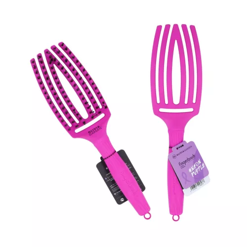 Olivia Garden Finger Brush 2023 Neon Purple/Babor Bontókefe