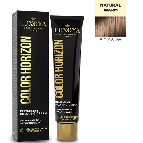 Luxoya Color Horizon 8.0/8NW 60ml Krémhajfesték
