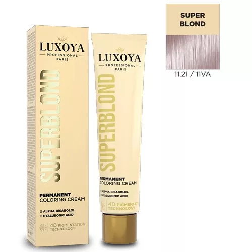 Luxoya SuperBlond 11.21/11VA 60ml Extra világosító hajfesték