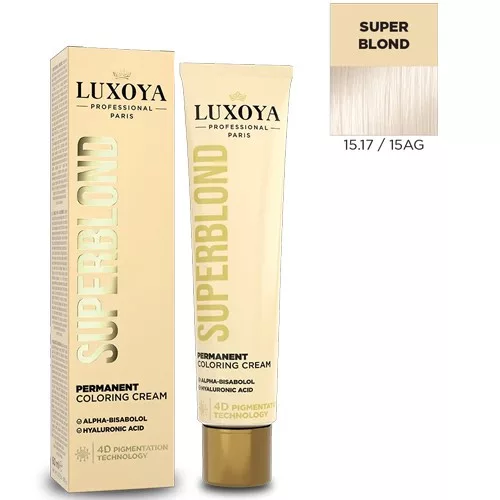Luxoya SuperBlond 15.17/15AG 60ml Extra világosító hajfesték