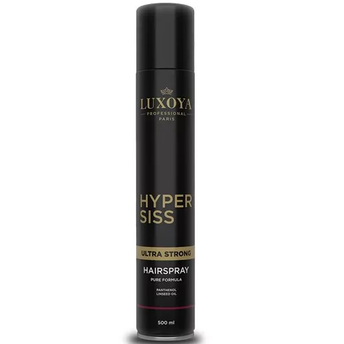 Luxoya Hypersiss Ultra Strong Hairspray 500ml Ultra erős hajlakk