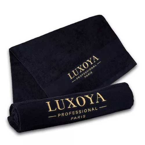 Luxoya Bleach proof törölköző 50*70cm, Fekete