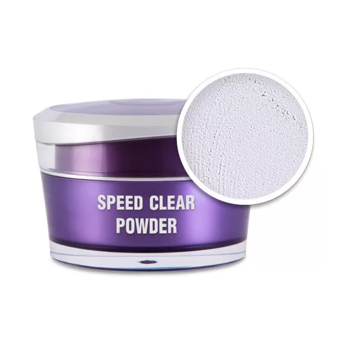 Perfect Nails Műkörömépítő porcelánpor - Speed Clear powder 15ml
