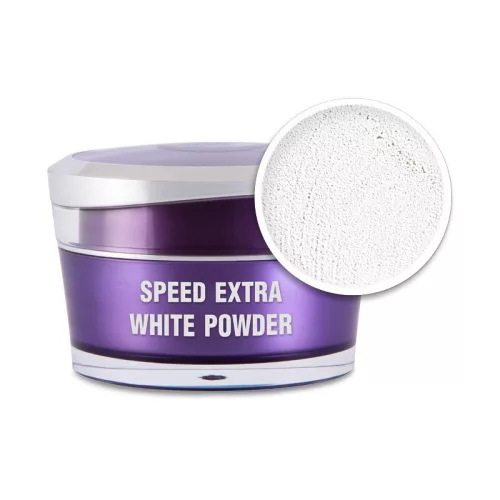 Perfect Nails Műkörömépítő porcelánpor - Speed Extra White powder 15ml
