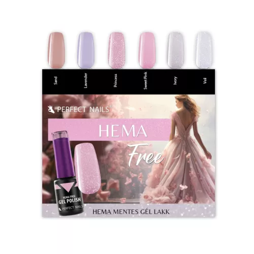 Perfect Nails Hema Free Színpaletta - Wedding Nude