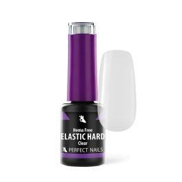   Perfect Nails Elastic Hard Base Gel - Hema Free Erősített Gél Lakk Alap - Clear - 4ml