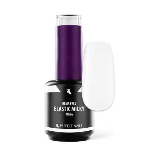 Perfect Nails Elastic Milky Base Gel - Hema Free Erősített Gél Lakk Alap - Milky White - 15ml