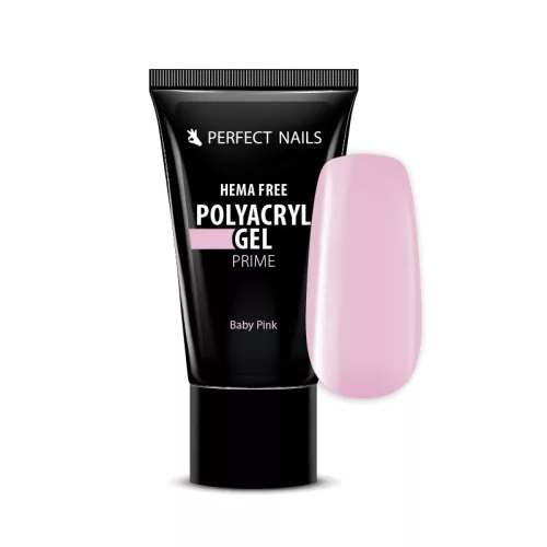 Perfect Nails PolyAcryl Gel Prime - Hema Free Tubusos Polygel - Baby Pink 30g