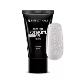   Perfect Nails PolyAcryl Gel Prime - Hema Free Tubusos Polygel - Shimmer Latte 30g
