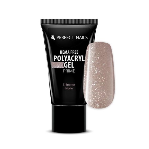 Perfect Nails PolyAcryl Gel Prime - Hema Free Tubusos Polygel - Shimmer Nude 30g