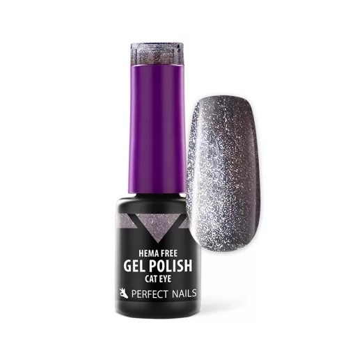 Perfect Nails HEMA FREE Cat Eye Gél Lakk - Platinum - 4ml