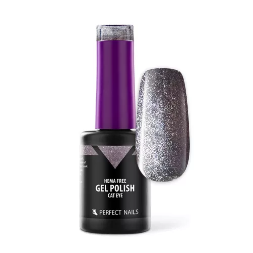 Perfect Nails HEMA FREE Cat Eye Gél Lakk - Platinum - 8ml